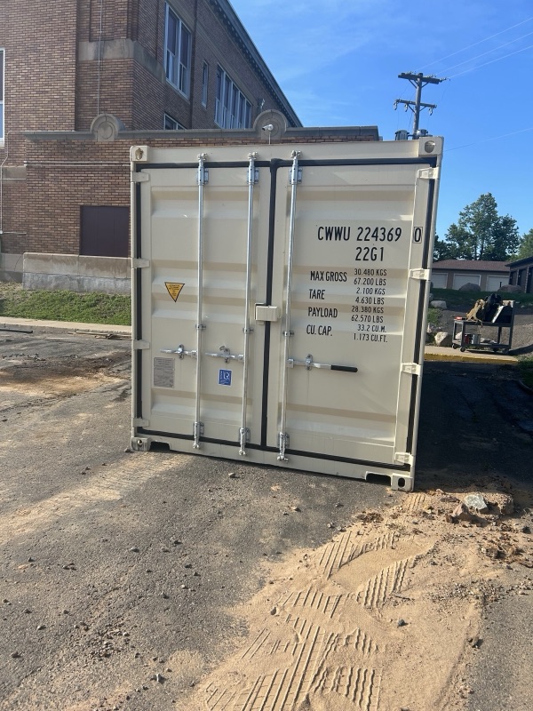 Contenedor de envío de 20 pies nuevo one-trip